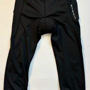 Naviskin Women's XL Padded Cycling Black Capri Leggings EUC